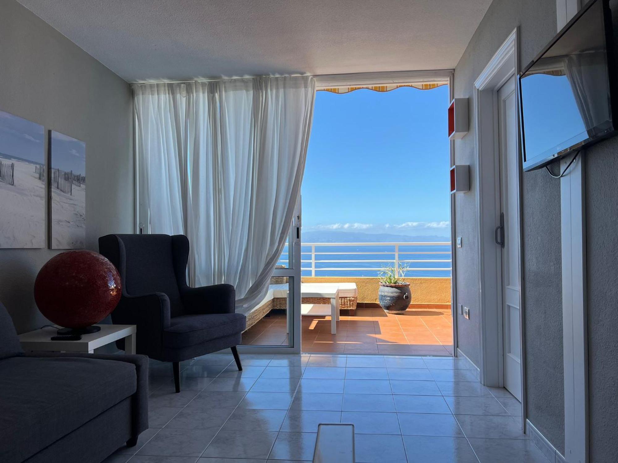 Apartamento Naranja, Incredible Ocean View Leilighet Puerto de Santiago  Eksteriør bilde